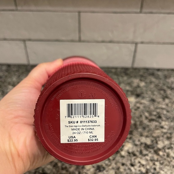 Starbucks Pink Ombré Textured Tumbler - Picture 5 of 6